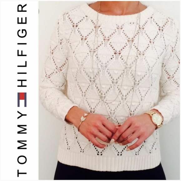 Tommy Hilfiger Crochet Sweater 